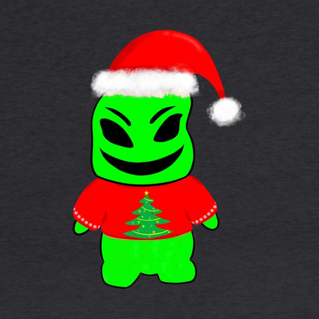 Oogie Boogie Ugly Christmas Sweater by SquishyBeeArt
